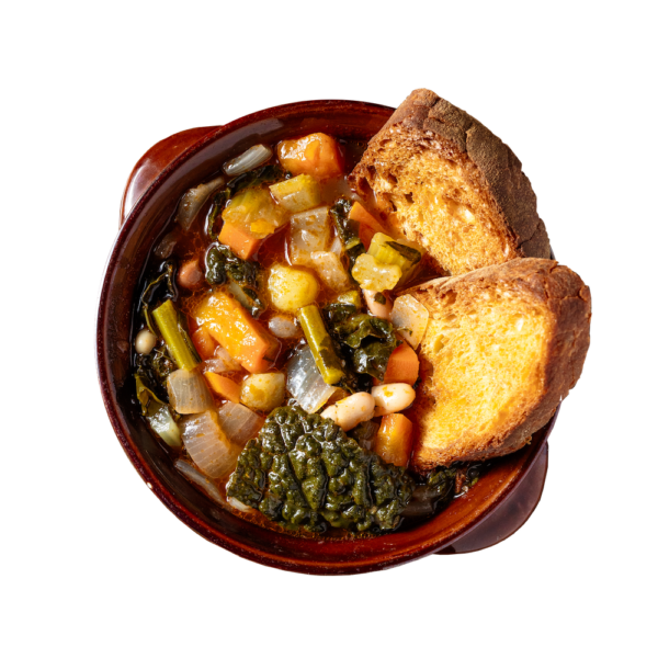 Ribollita and croutons